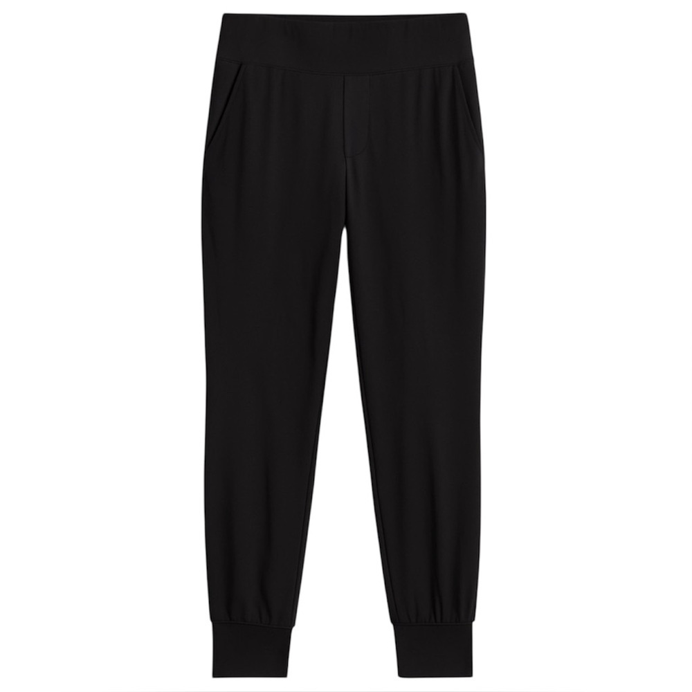 Zella Black Jogger Pants Athleisure Activewear Tapered Cuff Running Size Small